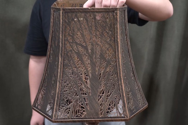 Square Cut Corner Metal Lamp Shades, 7
